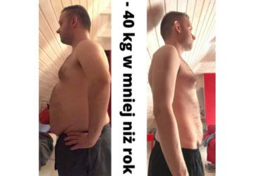 odchudzanie mężczyzny w średnim wieku.